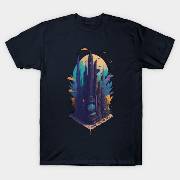 Skyscraper of The Future T-Shirt by Pakyu Pashion